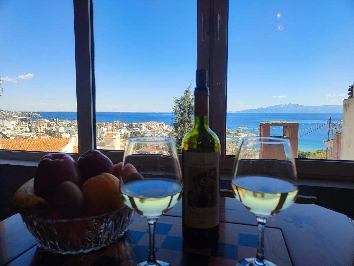 Joy View Apartman Kavála Kültér fotó